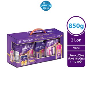 COMBO 2 lon SỮA ABBOTT PEDIASURE 850G 1-10 TUỔI