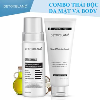 COMBO THẢI ĐỘC TRẮNG DA MẶT VÀ BODY DETOX BLANC