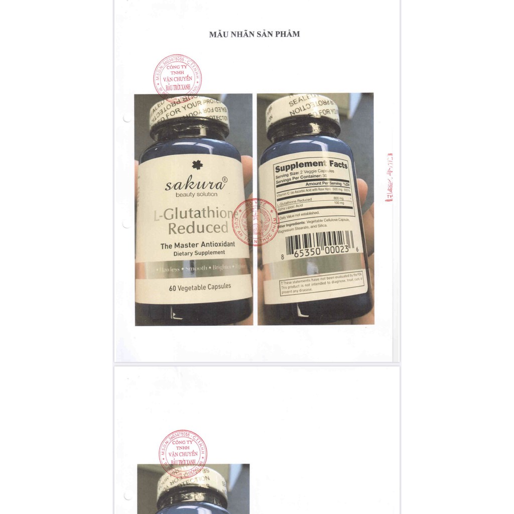 Viên uống trắng da Ngừa lão hoá L-Glutathione Nhật bản | BigBuy360 - bigbuy360.vn