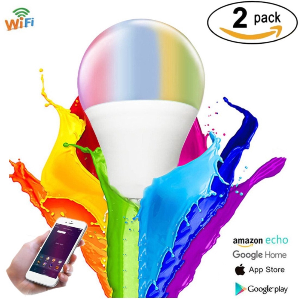 Bóng đèn LED RGB tiết kiệm điện thông minh kết nối wifi chuyên dụng