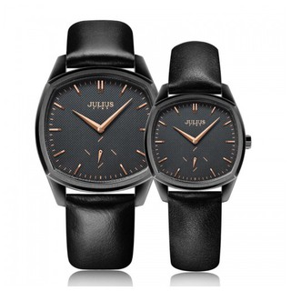 Đồng hồ cặp js-014 julius star hàn quốc dây da