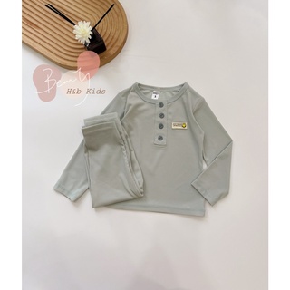 Bộ len tăm dài tay cho bé
