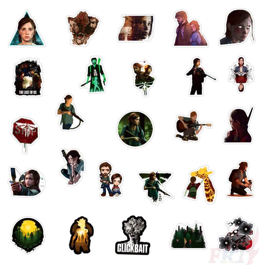 ❉ The Last of Us Series 04 Stickers ❉ 50Pcs/Set DIY Fashion Waterproof Decals Doodle Stickers