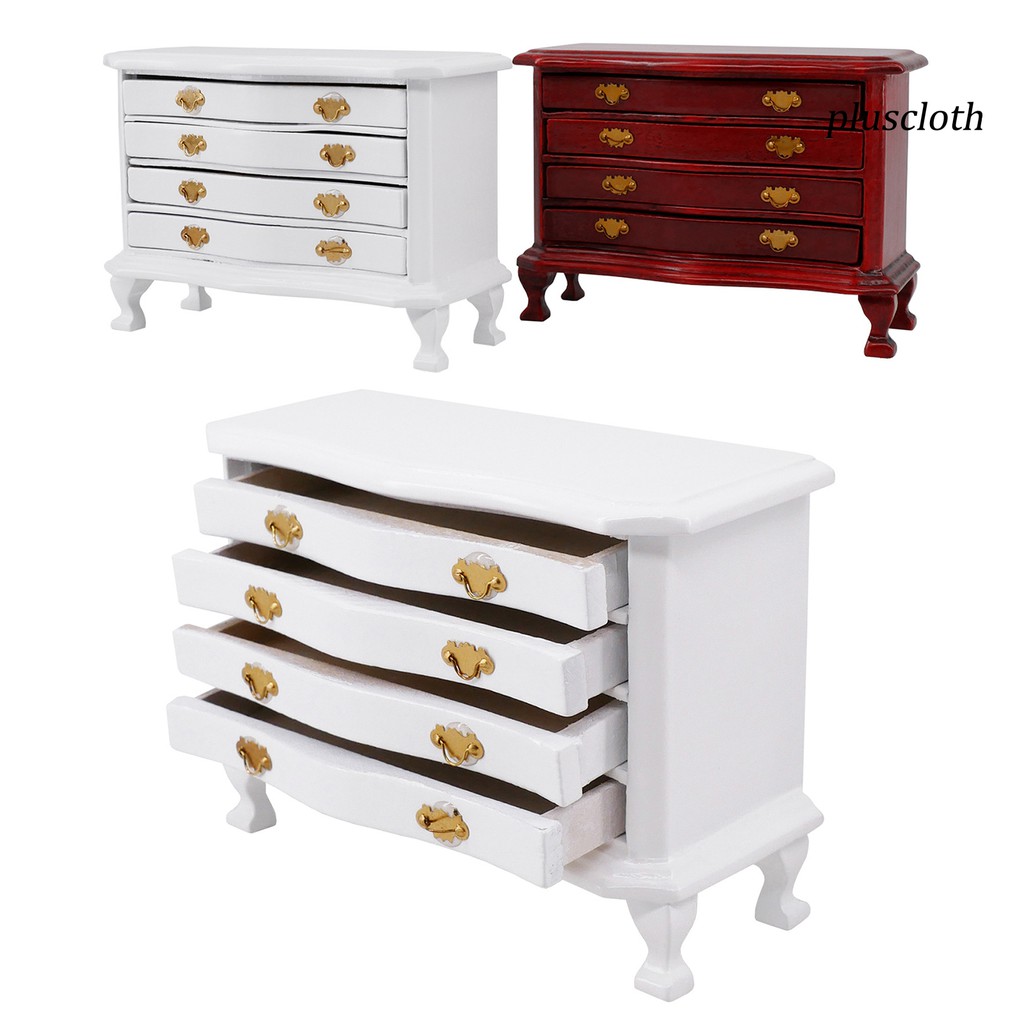 Tủ Quần Áo Mini Cho Nhà Búp Bê Tỉ Lệ 1: 12