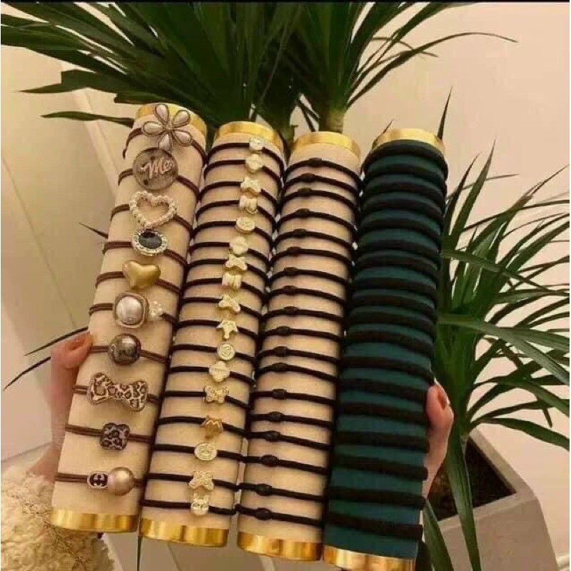 Sét 60 dây chun buộc tóc cho mẹ và bé (có sỉ)