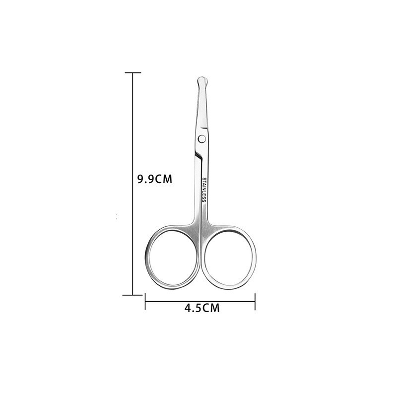 Kéo tỉa lông mũi đầu tròn bảo vệ an toàn cho mũi