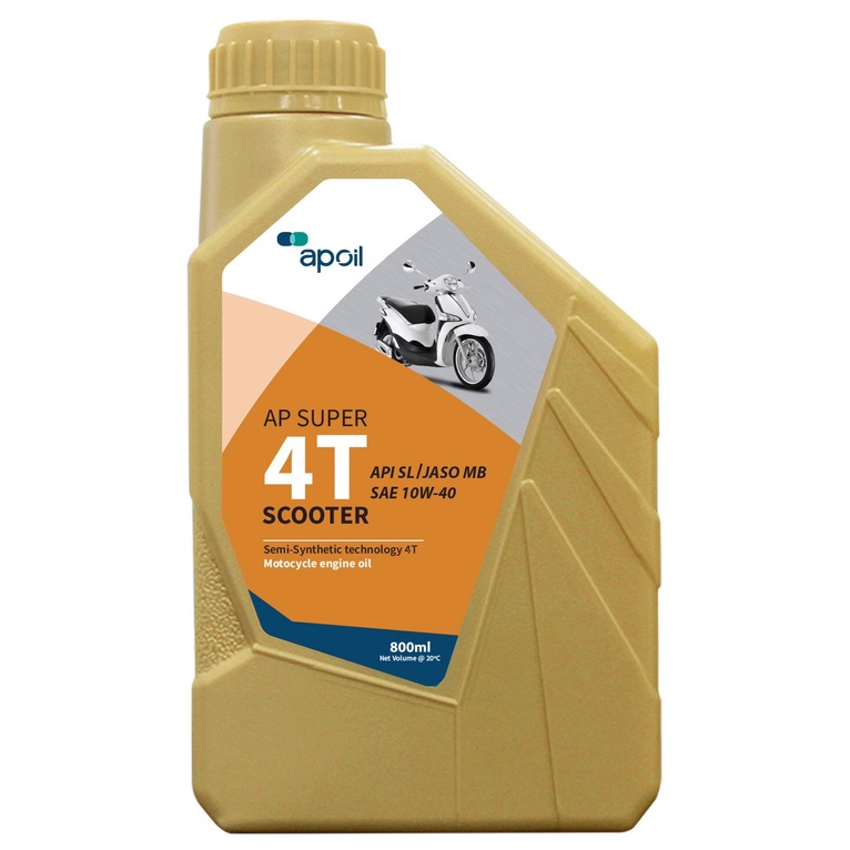 Dầu Nhớt xe ga - APOIL - AP Super 4T Scooter 10W40