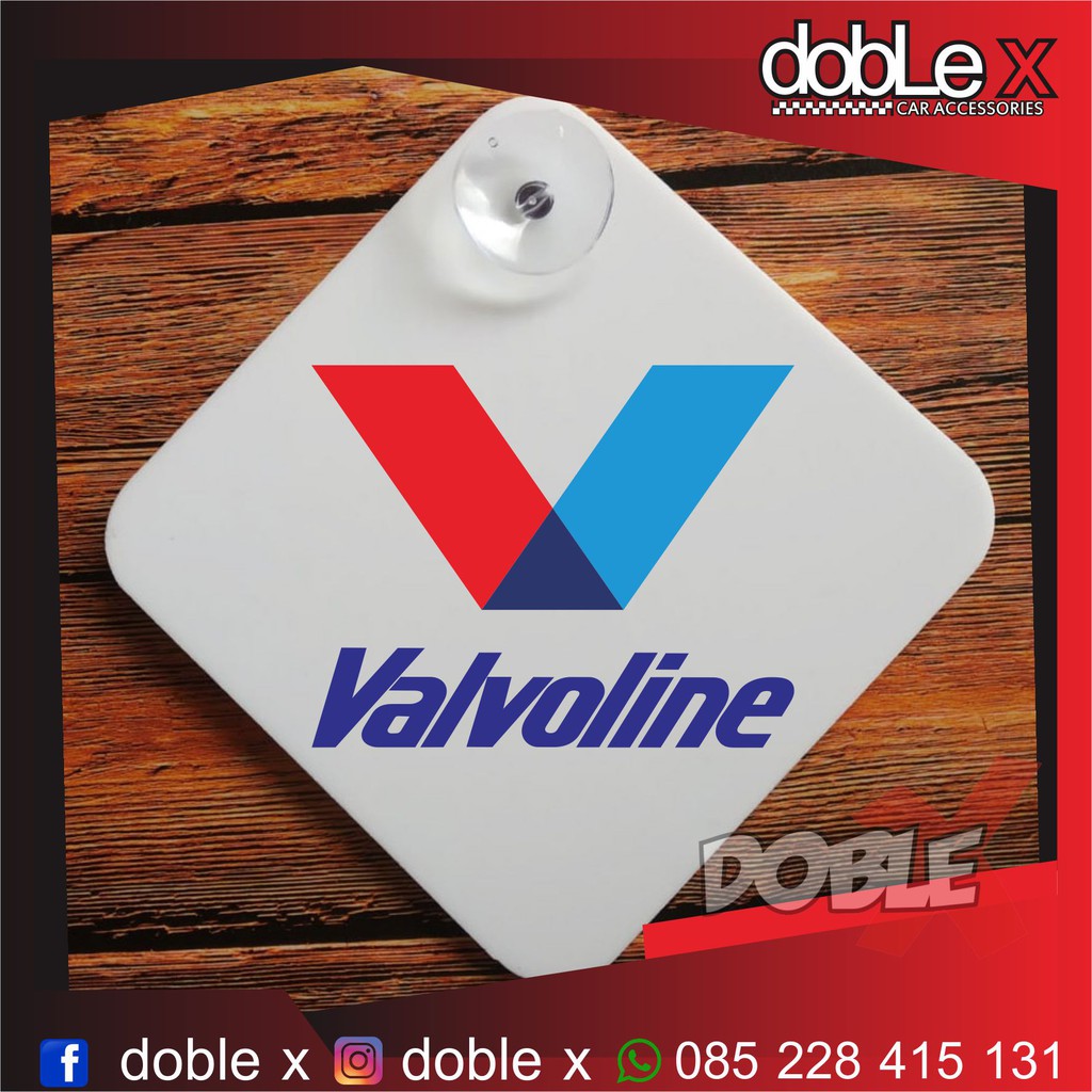 Miếng Dán Kính Xe Hơi In Chữ Valvoline