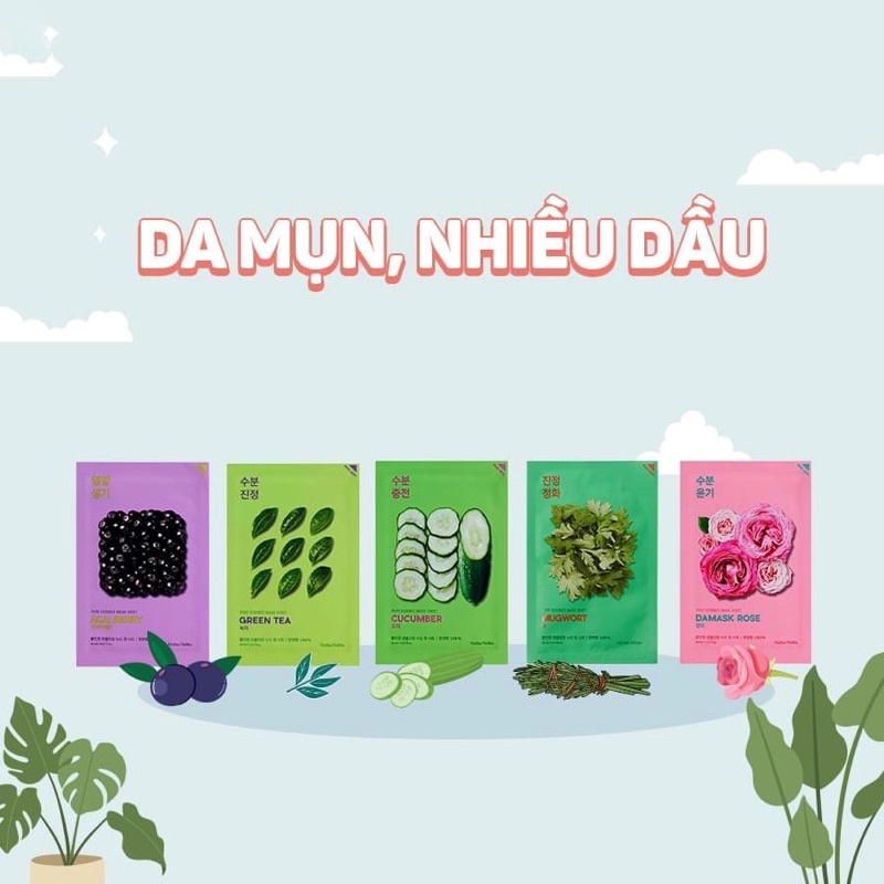 Mặt nạ dưỡng da Holika Holika Pure Essence Mask Sheet nhập khẩu Hàn Quốc