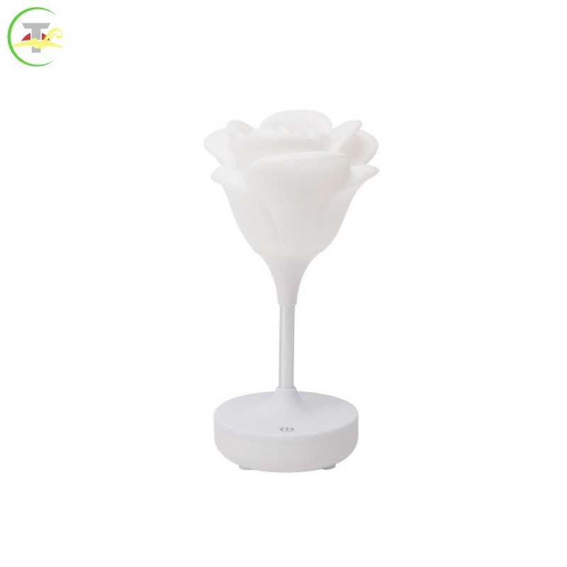 Đèn Led Silicone Để Bàn Hình Hoa Hồng Lãng Mạn Dùng Trang Trí Tiệc Cưới / Nội Thất @ My