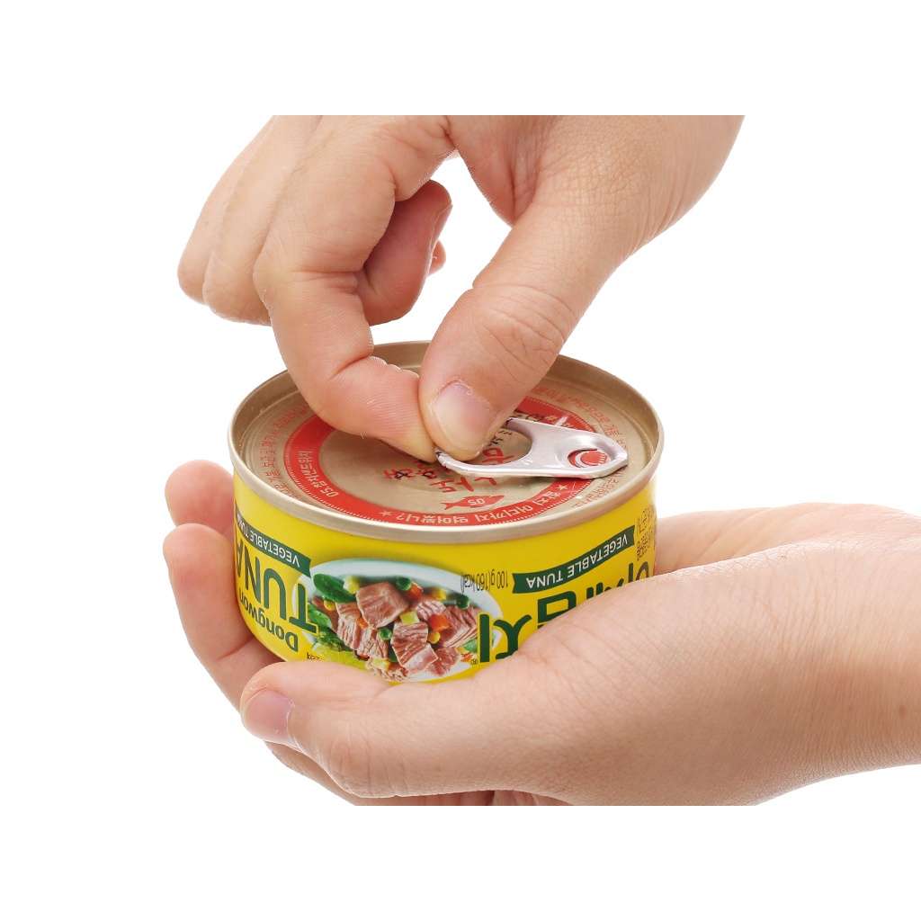 Cá ngừ Rau Củ Dongwon Lon 100Gr - Sản Xuất Theo Công Nghệ Hàn Quốc