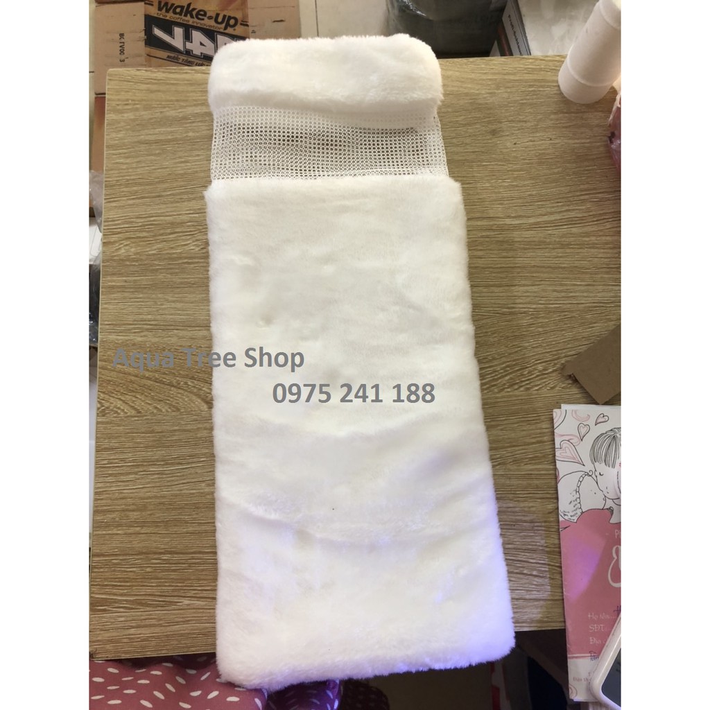 Túi lọc chống tràn 2 lớp bông dày dặn, mềm mịn, kích thước 47x20cm