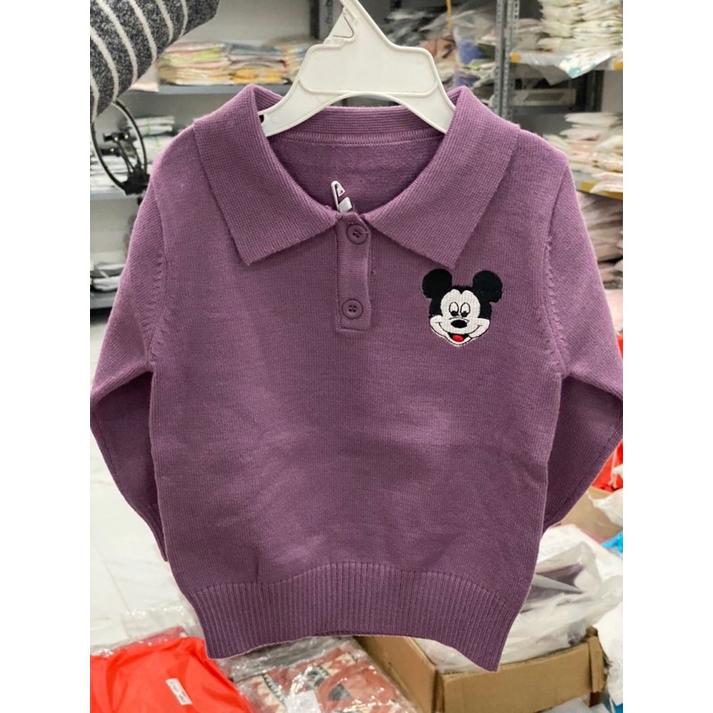 ÁO LEN CỔ MICKEY CHO BÉ SIZE 80-120(8-20kg)[1747]