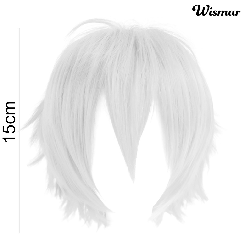 Tóc Giả Ngắn Cosplay Anime Sợi Chịu Nhiệt Cao Có Thể Điều Chỉnh Cho Nam