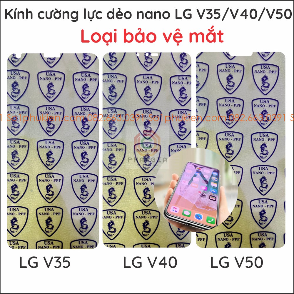 Dán cường lực LG V50 V50s V50 thinQ 5G / V40 V40 thinq / V60 V60 thinq 5G / V30 V30+ V30s thinq trong, nhám c vân tay