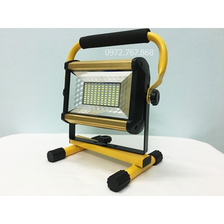 Đèn Led W808 - 100W siêu sáng (tặng kèm 6 pin 18650 dung lượng cao)