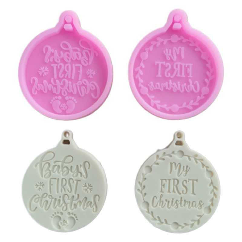 Khuôn Làm Mặt Dây Chuyền Bằng Epoxy Resin Đa Năng Trang Trí Tiệc Cưới / Giáng Sinh