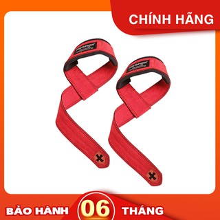 Dây Kéo Lưng Tập Gym Harbinger Padded Leather (da thật) - RED