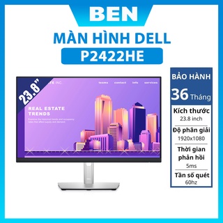 Màn hình máy tính Dell P2422H / P2422HE 23.8 inch FHD Chính hãng BH 3 năm