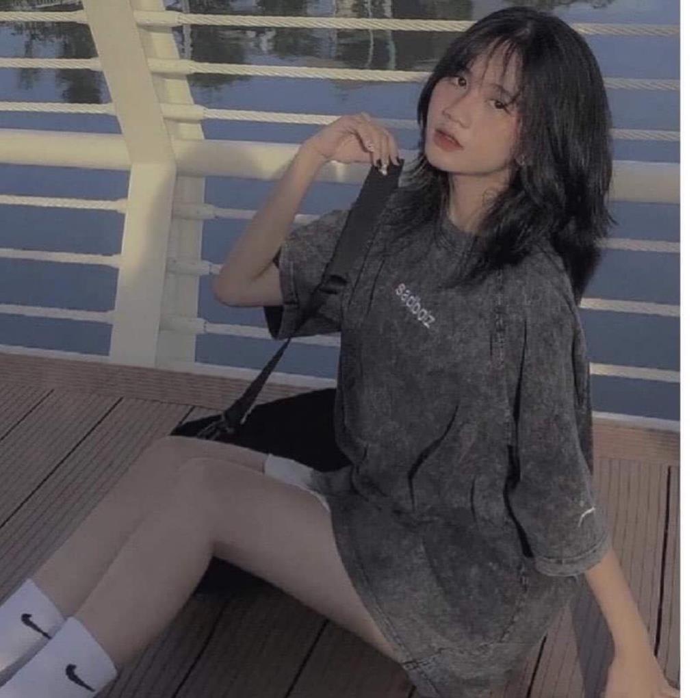 Áo Thun Nam Nữ  Form Rộng Hàn Quốc Loang Sadboysz Dày Mịn Thoáng Mát Thiết Kế Thời Trang Kiểu Dáng Năng Động Trẻ Trung