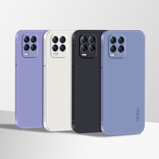 Ốp điện thoại silicon mềm mỏng màu kẹo bảo vệ cho Oppo A54 A15 A15S A35 4G