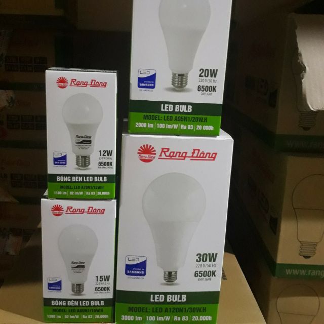 Bóng đèn Led 12w/15w/20w/30w E27 RĐ