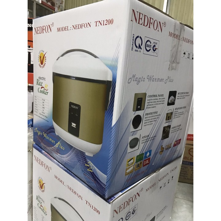 Nồi cơm điện Hiệp Hưng Nedfon TN1200 cỡ lớn, 8 đến 10 người ăn BH 12 tháng