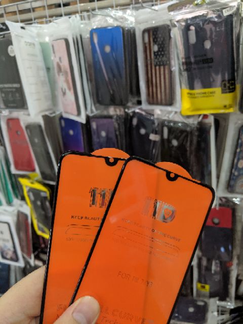 Cường lực 11D Xiaomi Redmi 7 FREESHIP Từ 50k full màn full keo ôm màn 2.5D cao cấp chất đẹp
