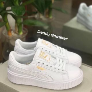 < VIDEO + ẢNH THẬT > GIÀY SNEAKER PUMA FULL TRẮNG THẤP CỔ