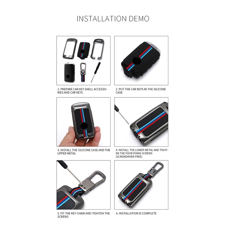 Ốp Chìa Khóa Xe Hơi Bằng Hợp Kim Kẽm Cho Mazda 3 Alexa CX-30 CX30 CX5 CX 5 CX-5 CX8 CX9 CX4 2019 2020