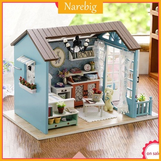 Đồ nội thất mini bằng gỗ dễ thương cho nhà búp bê