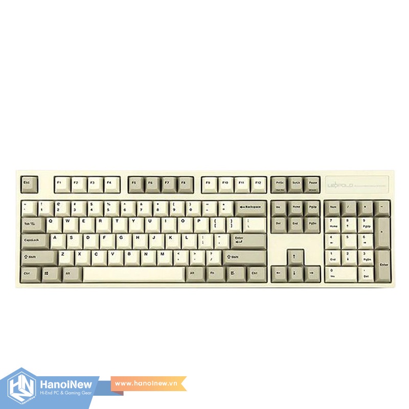Bàn Phím Cơ Leopold FC900R PD White Grey - Hàng chính hãng