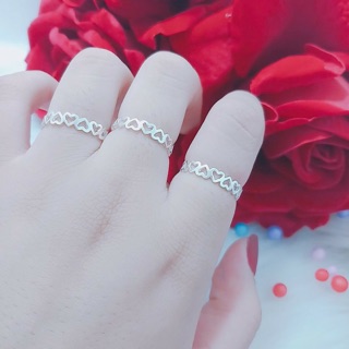 Nhẫn tim bạc ta