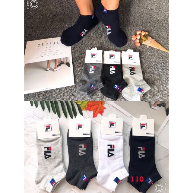 Tất cổ ngắn, vớ thể thao nam nữ Fi.la