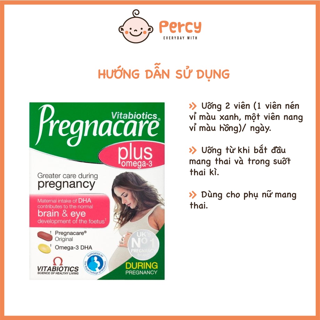 Vitamin Bà Bầu Pregnacare Plus Omega-3 56 viên