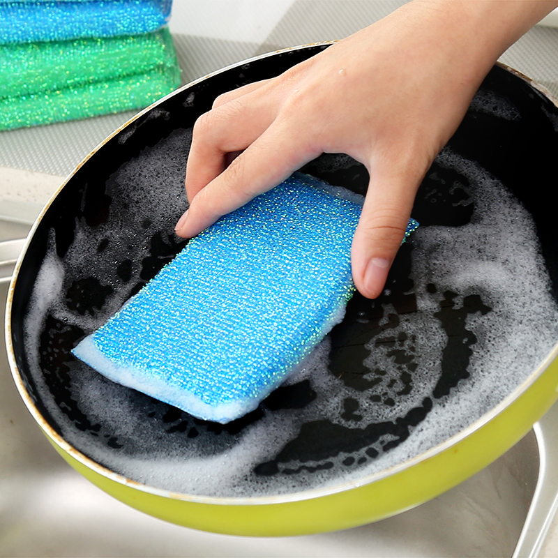 Set 4 miếng bọt biển rửa chén chống dính dầu