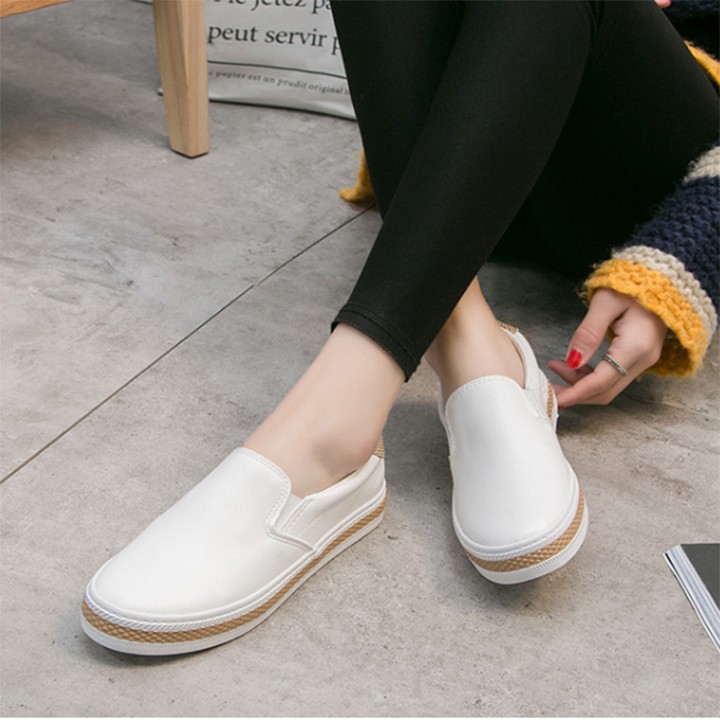Giày slip on da Hàn Quốc [E103]