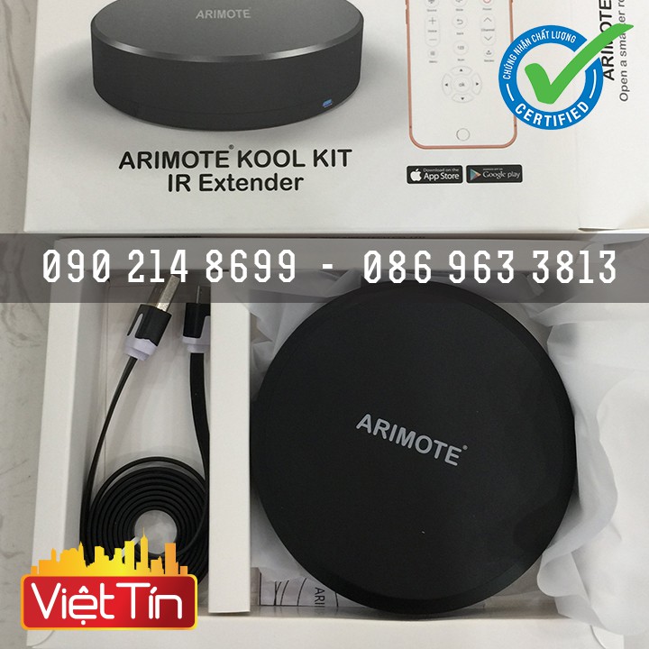 [ 50 sản phẩm giá sốc ]Arimote- Thiết bị điều khiển điều hòa, tivi từ xa kết nối wifi tại nhà