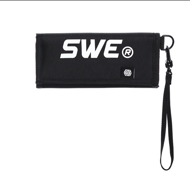 Ví dài SWE LONG WALLET - Black in logo thời trang