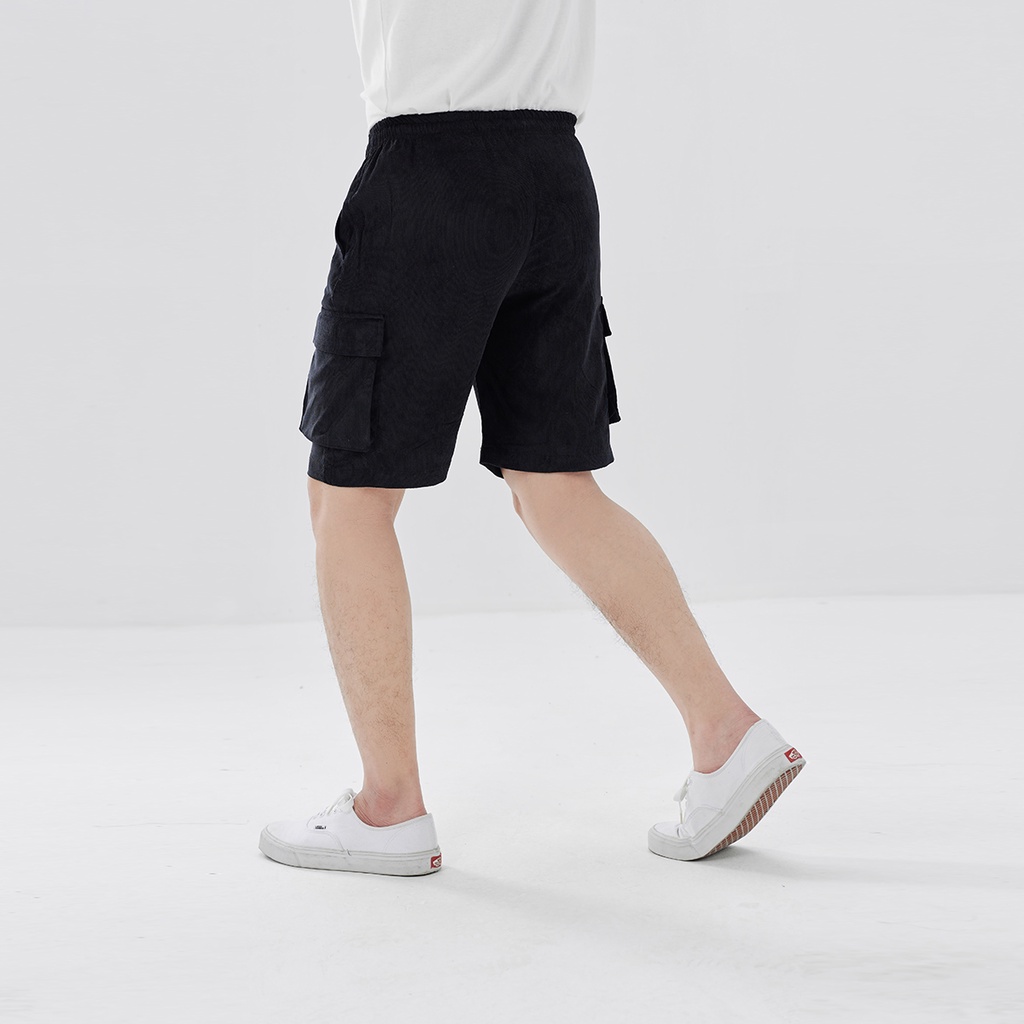 Quần Short Đùi Túi Hộp Nhung Tăm Nam Nữ ROUGH Trẻ Trung, Cá Tính