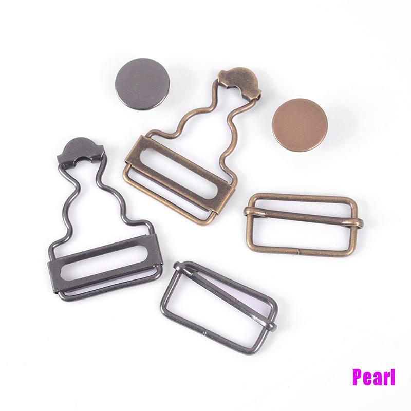 [ Mã 88FASHIONSALE1 giảm 10K đơn 50K ] 1 bộ quần yếm Denim đính nút kim loại có dây đeo | BigBuy360 - bigbuy360.vn