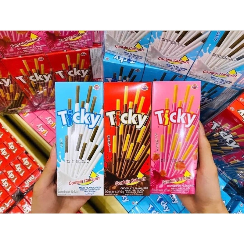 Bánh Que Ticky Thái Lan 3 vị _ Ăn vặt Thái Lan
