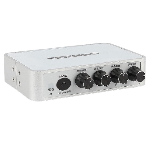 Bộ Mic Hát Livestream Soundcard , Soundcard livestream Karaoke Yinzhibo