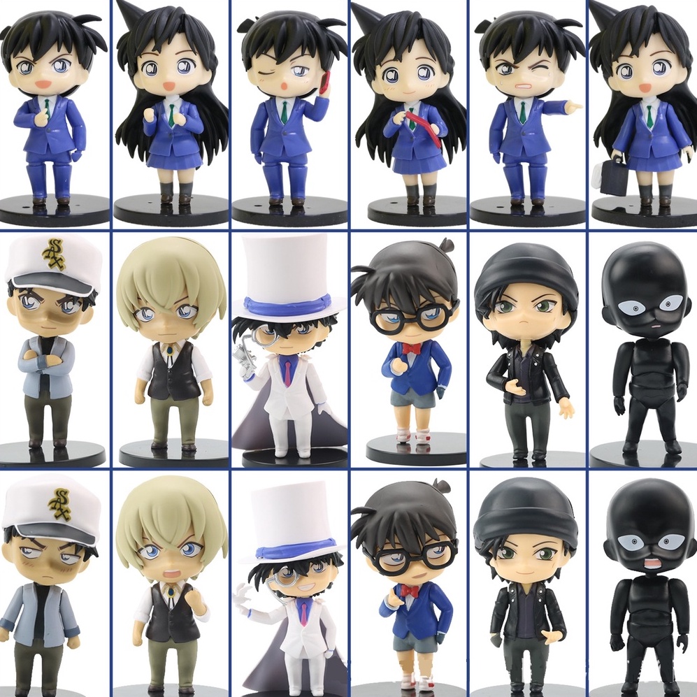 Mô Hình Conan, Ran, Đạo Chich KID, Akai, Hattori Cực CUTE Cực Sắc Nét