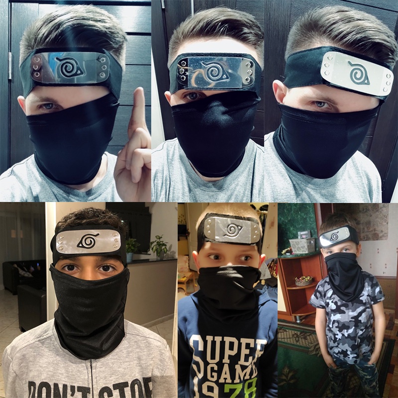 Phụ Kiện Băng Đô Cài Tóc Trang Trí Hình Nhân Vật Phim Naruto