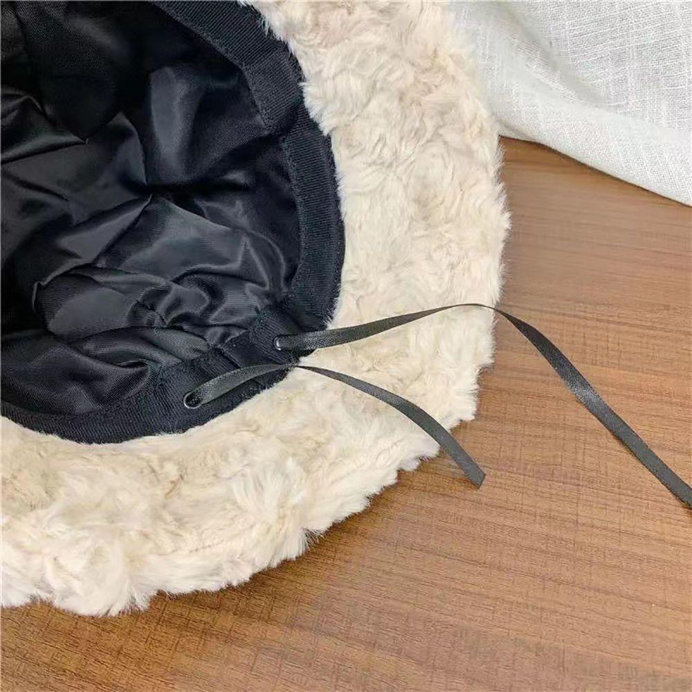 Nón Đan Len Panama Chống Nắng Chống Gió Bảo Vệ Tai Ngọt Ngào Thời Trang Thu Đông Cho Nữ