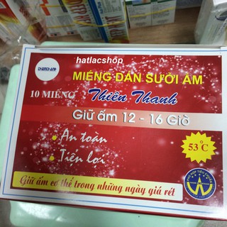 Hộp 10 miếng dán sưởi ấm Thiên Thanh - Việt Nam