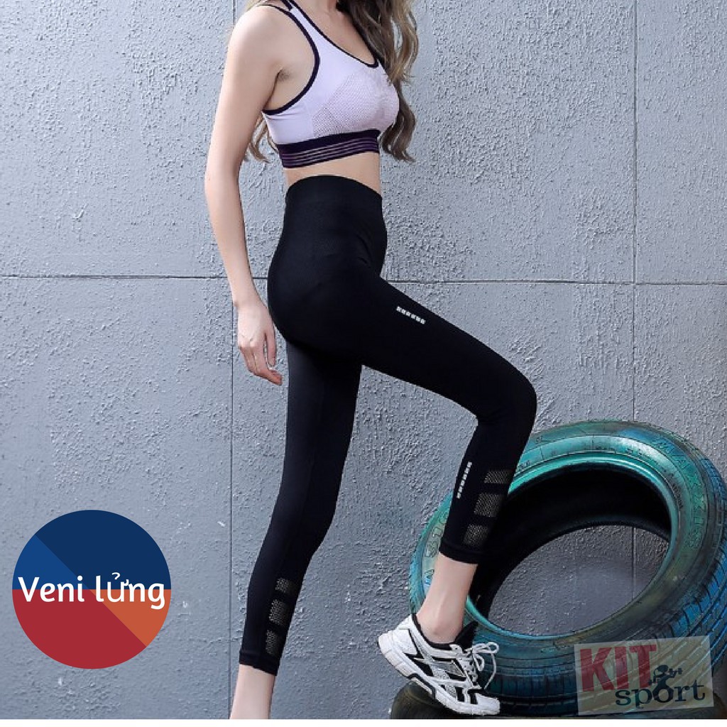 (Hà Nội) Quần dài Legging ôm thao nữ Veni (Đồ Tập Đồ Gym) II VIỆT NAM - Hàng nhập khẩu