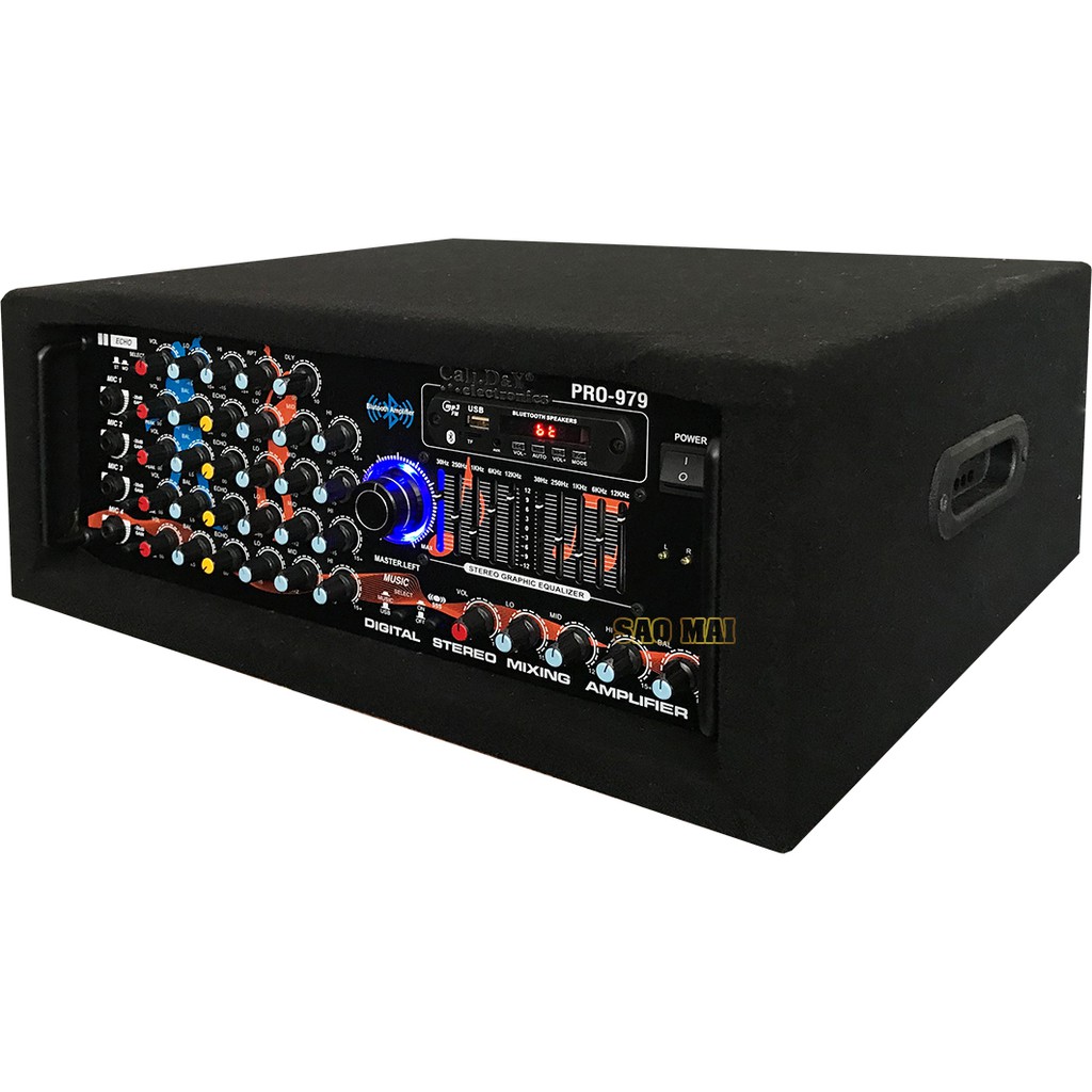 Amply 12 sò Nhật, Ampli Bluetooth karaoke nghe nhạc gia đình CALY.D&Y PRO-979