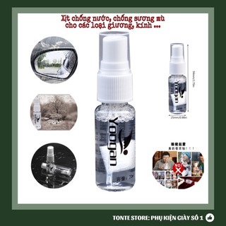 Dung dịch xịt chống hơi nước, chống sương mù cho kính đeo, kính ô tô, các loại gương và kính..(Có HDSD + Video) NANOK